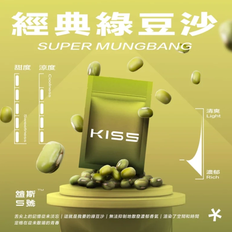 【經典綠豆沙】凱斯KISS一代煙彈 3顆替換裝 適配一代主機